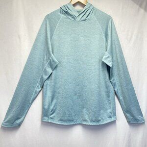 Vineyard Vines Performance Athletic Hooded Long Sleeve Shirt Men Medium Green